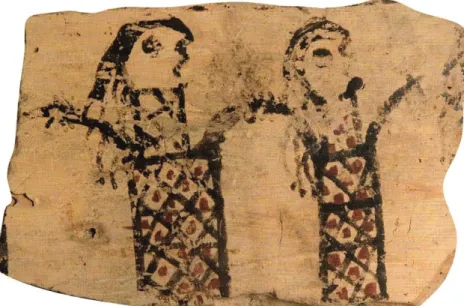Şekil 2.24. Pişmiş Toprak Seramik Parçası (M.Ö. 1050 - 500).   