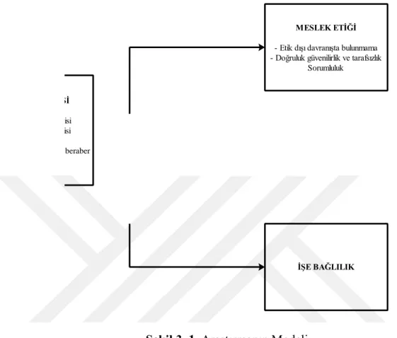 Şekil 3. 1. Araştırmanın Modeli 