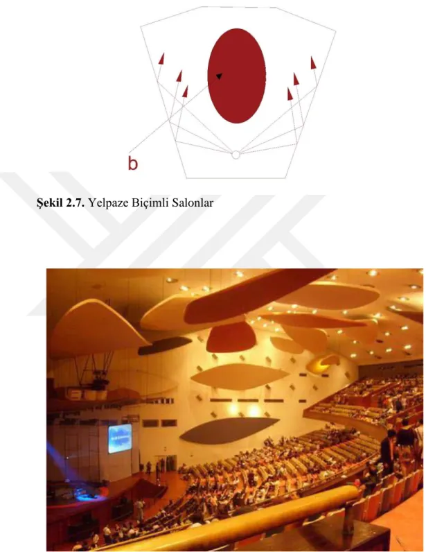 Şekil 2.7. Yelpaze Biçimli Salonlar 