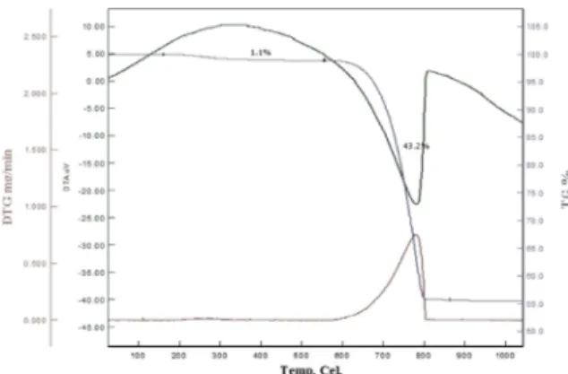 Fig. 4. XRD patterns of TT1000.