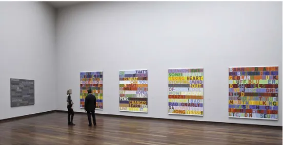 Şekil 3.3.: Mel Bochner'e ait tipografik çalışmalar 