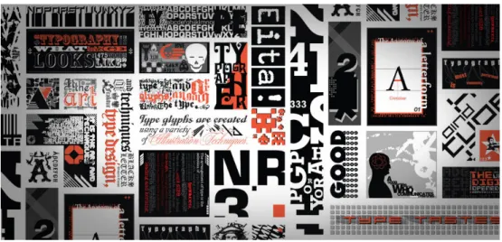 Şekil 3.8.: Boca ve Ryan Uhrich tarafında tasarlanan “What is Typography” adlı 