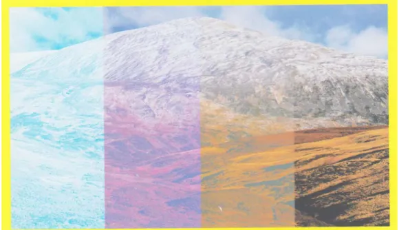 Şekil 2.6 CMYK 4 ayrı baskı rengi (Ambrose ve Harris, 2013c:32) 