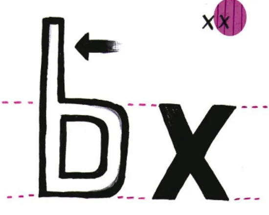 Şekil 9: Fontun x-Yüksekliği  Kase (Bowl) 