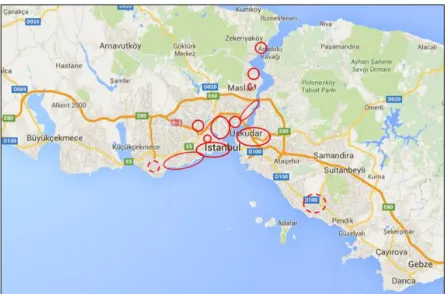 Figure 3. Approximate geographic coverage of the population register 