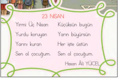 Figure 6: Turkish Language 4, MoNE, p:96  [APRIL 23 