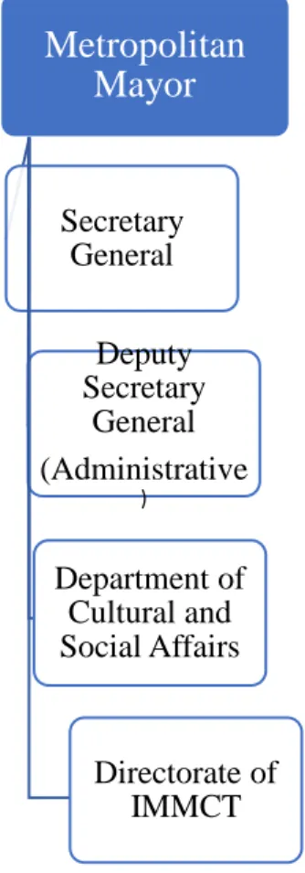 Figure 3.2 Organizational Structure of City Theatre in IMM  