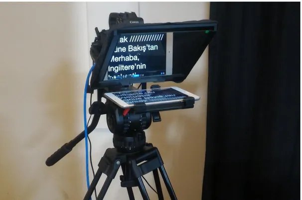 Figure 4.1.4.1.: A Prompter Made by a Tablet  