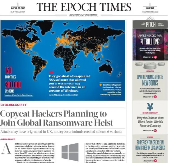 Şekil 8: The Epoch Times, New York, 19 Mayıs 2017 