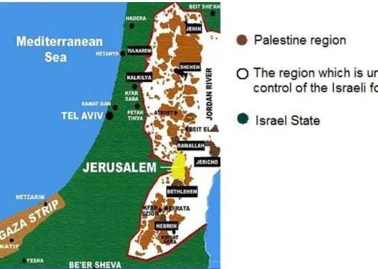 Figure 3: The map which was envisioned during the Wye River Memorandum. 