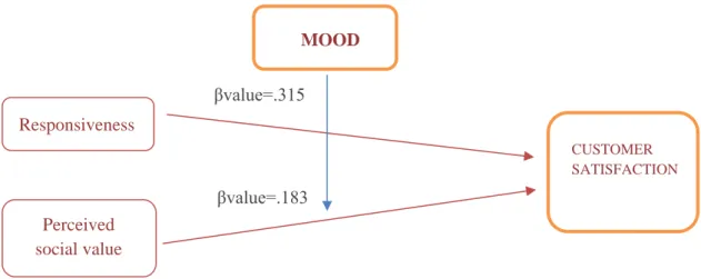 Figure 3 - Model after testing the hypotheses in Turkey 