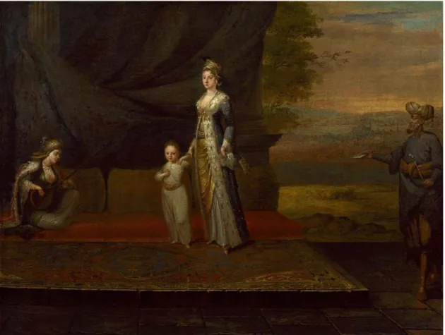 Figure  10.  Lady  Mary  Wortley  Montagu  with  her  son,  Edward  Wortley  Montagu,  and  attendants  by  Jean 