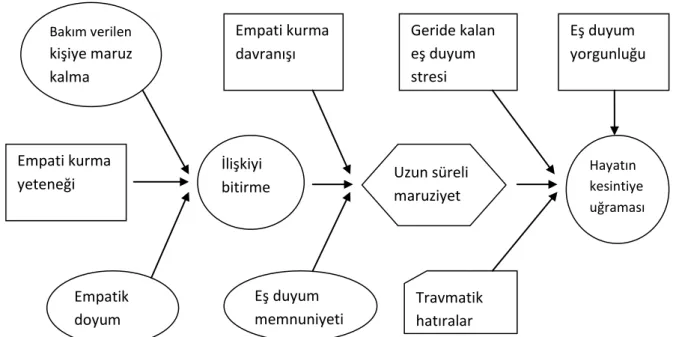 Şekil 1.1. Eş Duyum Stresi ve Yorgunluğu Modeli (Figley, 1995) 