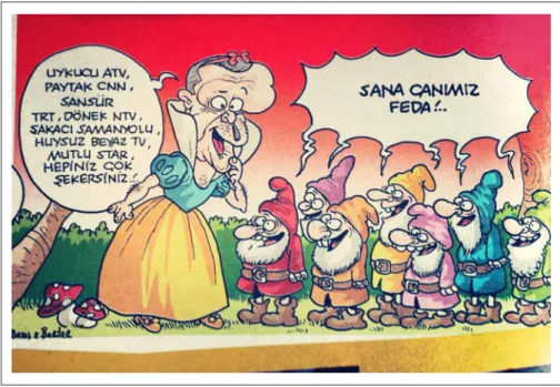 Figure 2 shows a criticism of the pro-government tone in the media during the Gezi protests