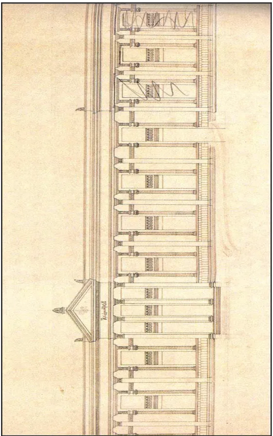 Fig. 11 Drawing of the façade of the new Ottoman Imperial Museum by Alexandre  Vallaury [Cezar, 1995] 