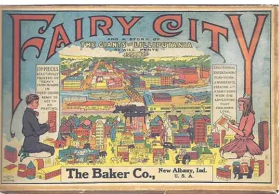 Şekil 4.3. Fairy City yapı oyuncağının kutusu, 1916 