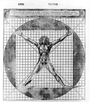 Şekil 2.3. Vitruvius Adamı, Cesare Cesariano, 1521  