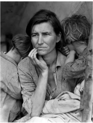 Figure 2.7: The most famous photograph by Dorothea Lange: Migrant Mother, 1936 