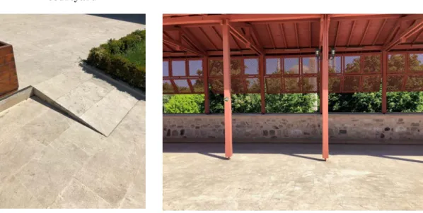 Figure 3.14. Ramp to the  elevated part of the 