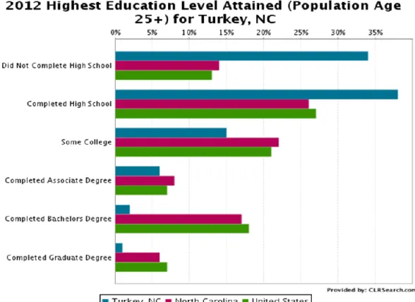 Figure 3.5: Education levels in Turkey 