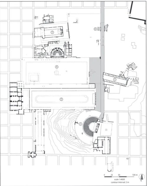 Figure 7. Plan of Aphrodisias, 1.Theater 