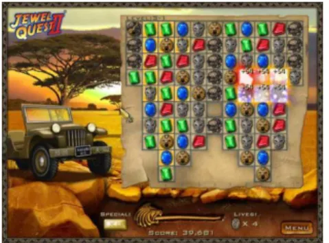 Figure  9.  A  narration  sequence  screenshot from Jewel Quest II (2007) by  iWin.