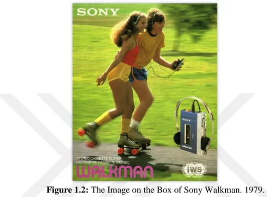 Figure 1.2: The Image on the Box of Sony Walkman. 1979. 
