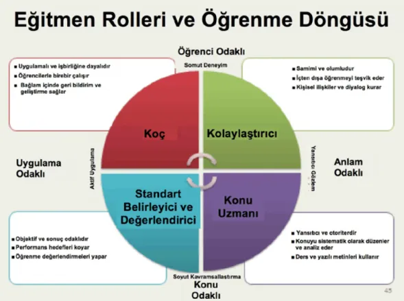Şekil 5: Eğitici Rol Profilleri 