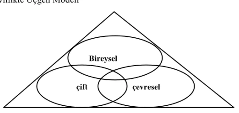 Şekil 1.1. Evlilikte Üçgen Modeli 