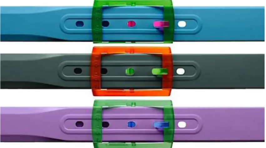 Figure 2.4 Tie-ups Customizable Belts (Tie-ups,2012) 