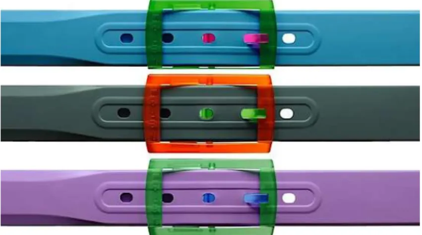 Figure 2.4 Tie-ups Customizable Belts (Tie-ups,2012) 