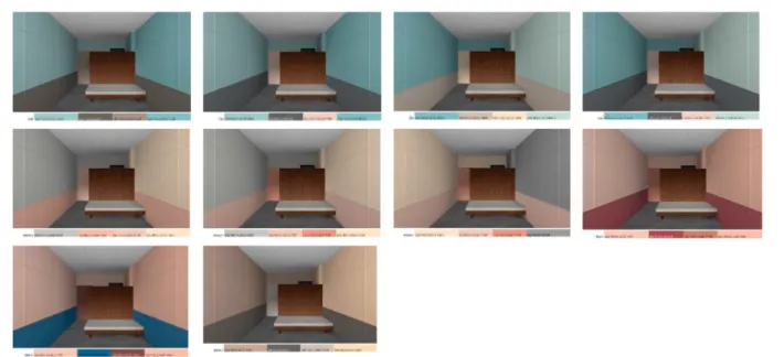 Fig. 4 The 10 most preferred bedroom images.