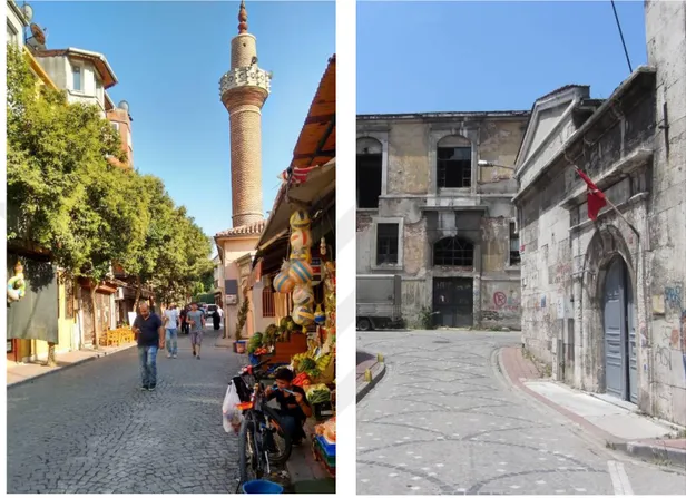 Figure 3: Vodina Caddesi 7 Figure  4:  Armenian  School  (left)  and  Church of Surp Hreşdağabet (right) 8