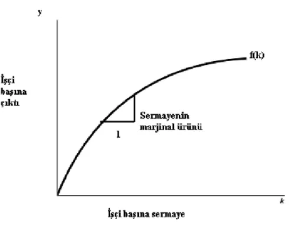 Grafik 1.1. Solow’un Büyüme Modeli 