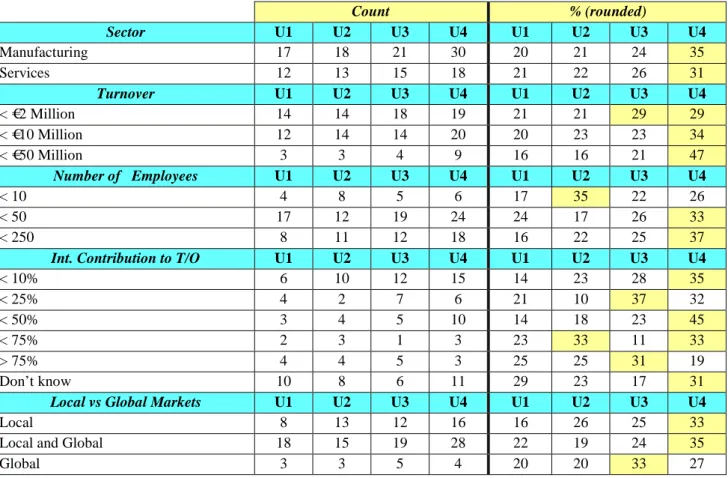 Table 8. User Category on How CI Output is Deployed 