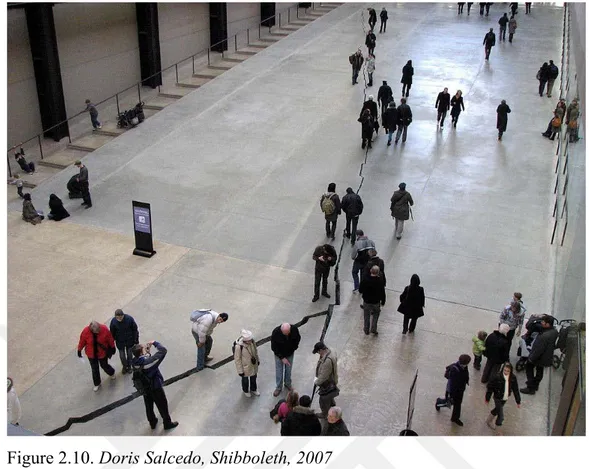 Figure 2.10. Doris Salcedo, Shibboleth, 2007 