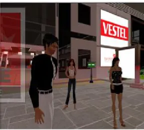 Şekil 9: Second Life’da listeye giren ilk Türk adası olma unvanını kazanan  Vestel CITY 