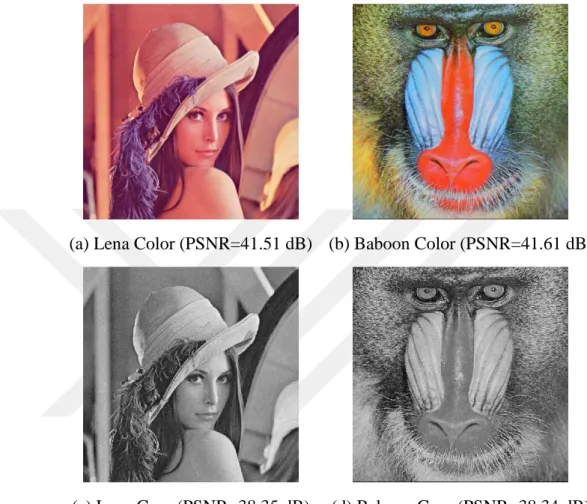 Figure 3.4 3-LSB Stego Images 