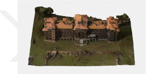 Figure 2.1 Oddviz, “The Prinkipo Greek Orphanage”, photogrammetric digital  3D animation (still image) 2017 