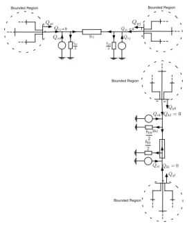 Fig. 1. Double branch outage modeling using fictitious sources