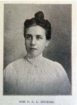 Şekil 6. Bayan Sturges (BSPGJ, a.g.e., Ağus- Ağus-tos 1912, s. 119).