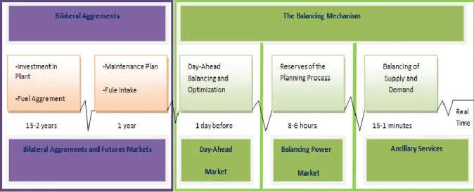 Figure 2: Turkey Electricity Market Design [3] 