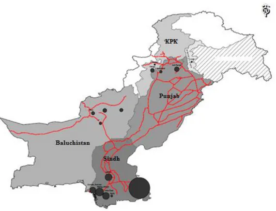 Figure 2.2 Coal reserves of Pakistan (Alhasan Systems Pvt.Ltd., 2012) 
