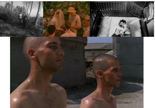 Figure 2.3  Screenshots.  [From  left  to  right]  Un  Chant d‘Amour.  ©  1950 Jean  Genet