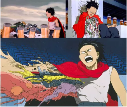 Figure 5: Tetsuo loses control of his mechanical arm 