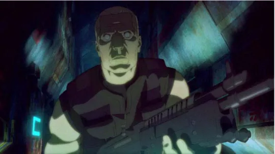 Figure 11: Batou from Ghost in the Shell Innoncence 