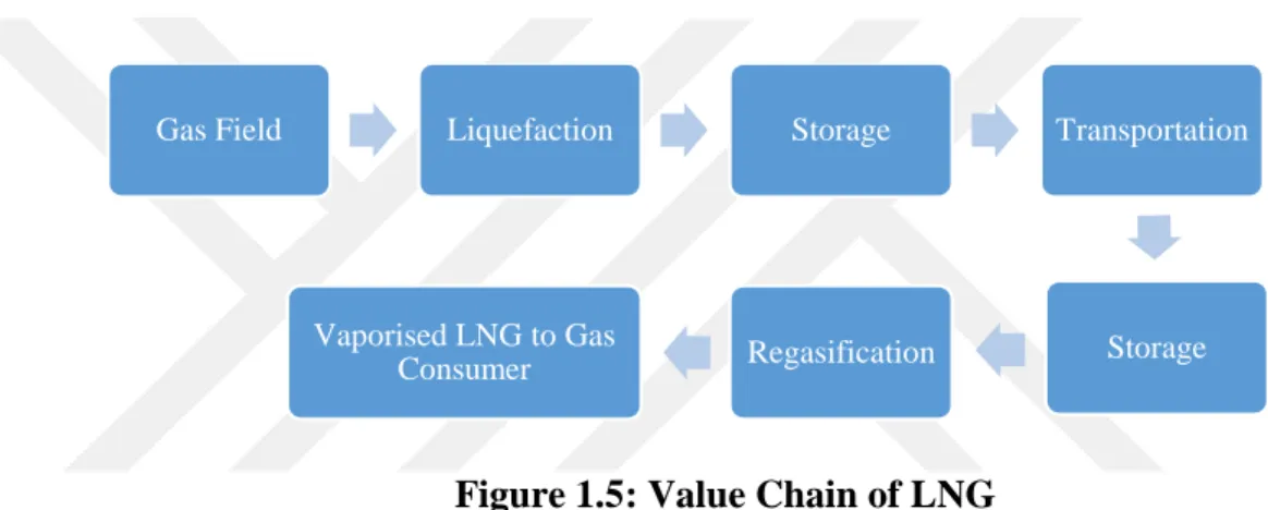 Figure 1.5: Value Chain of LNG 
