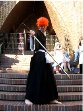 Figure 10 Cosplaying animanga otakus in Tokyo                Figure 11 Cosplaying otaku in Berlin        