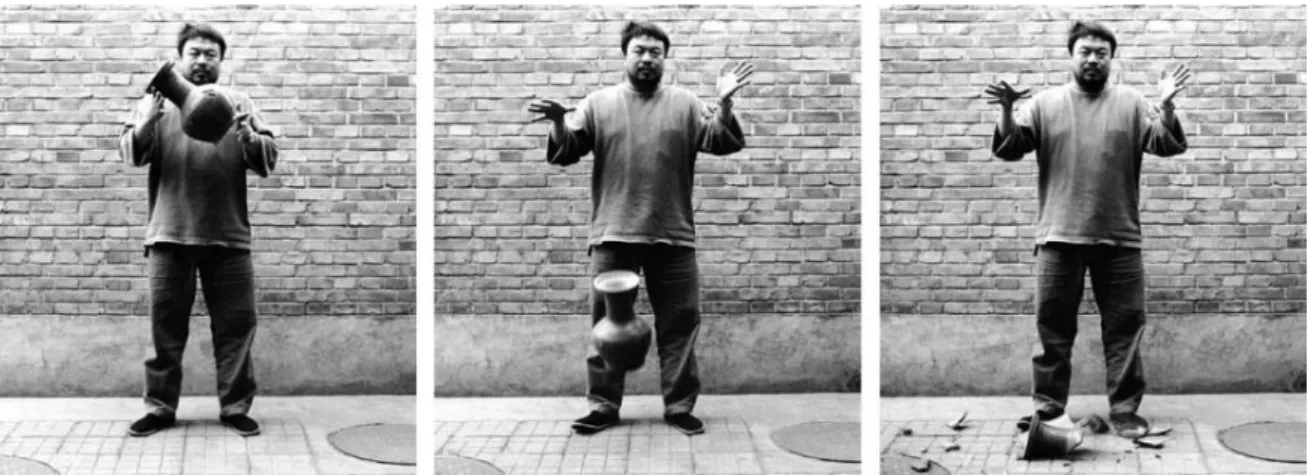 Figure 6: Dropping a Han Dynasty Urn (&#34;Ai Weiwei Dropping a Han Dynasty Urn.&#34;) 