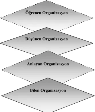 Şekil 1.5. Öğrenen Örgüt Aşamaları 